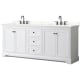 A thumbnail of the Wyndham Collection WCV232380D-QTZ-US3MXX White / Giotto Quartz Top / Matte Black Hardware