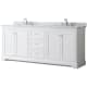 A thumbnail of the Wyndham Collection WCV232380DCMUNOMXX White / White Carrara Marble Top / Polished Chrome Hardware