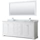 A thumbnail of the Wyndham Collection WCV232380DCMUNSM70 White / White Carrara Marble Top / Polished Chrome Hardware