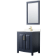 A thumbnail of the Wyndham Collection WCV252530S-VCA-M24 Dark Blue / Carrara Cultured Marble Top / Brushed Gold Hardware