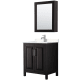 A thumbnail of the Wyndham Collection WCV252530S-VCA-MED Dark Espresso / Carrara Cultured Marble Top / Polished Chrome Hardware