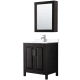 A thumbnail of the Wyndham Collection WCV252530S-VCA-MED Dark Espresso / White Cultured Marble Top / Polished Chrome Hardware