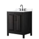 A thumbnail of the Wyndham Collection WCV252530S-QTZ-US3MXX Dark Espresso / White Quartz Top / Matte Black Hardware