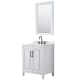 A thumbnail of the Wyndham Collection WCV252530S-QTZ-US3M24 White / Giotto Quartz Top / Matte Black Hardware