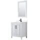 A thumbnail of the Wyndham Collection WCV252530S-QTZ-UNSM24 White / White Quartz Top / Matte Black Hardware