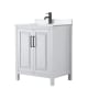 A thumbnail of the Wyndham Collection WCV252530S-QTZ-UNSMXX White / White Quartz Top / Matte Black Hardware