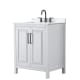 A thumbnail of the Wyndham Collection WCV252530S-QTZ-US3MXX White / White Quartz Top / Matte Black Hardware