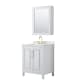 A thumbnail of the Wyndham Collection WCV252530S-QTZ-US3MED White / Giotto Quartz Top / Brushed Gold Hardware