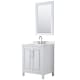 A thumbnail of the Wyndham Collection WCV252530S-QTZ-US3M24 White / Giotto Quartz Top / Polished Chrome Hardware