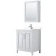 A thumbnail of the Wyndham Collection WCV252530S-VCA-MED White / White Cultured Marble Top / Polished Chrome Hardware