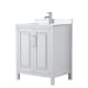 A thumbnail of the Wyndham Collection WCV252530S-QTZ-UNSMXX White / White Quartz Top / Polished Chrome Hardware