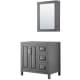 A thumbnail of the Wyndham Collection WCV252536SCXSXXMED Dark Gray / Polished Chrome Hardware