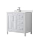 A thumbnail of the Wyndham Collection WCV252536S-QTZ-UNSMXX White / Giotto Quartz Top / Polished Chrome Hardware