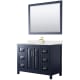 A thumbnail of the Wyndham Collection WCV252548S-QTZ-UNSM46 Dark Blue / Giotto Quartz Top / Brushed Gold Hardware