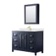 A thumbnail of the Wyndham Collection WCV252548S-QTZ-UNSMED Dark Blue / Giotto Quartz Top / Brushed Gold Hardware