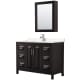 A thumbnail of the Wyndham Collection WCV252548S-VCA-MED Dark Espresso / Carrara Cultured Marble Top / Polished Chrome Hardware