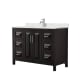 A thumbnail of the Wyndham Collection WCV252548S-QTZ-UNSMXX Dark Espresso / Giotto Quartz Top / Polished Chrome Hardware