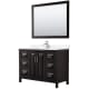 A thumbnail of the Wyndham Collection WCV252548S-QTZ-UNSM46 Dark Espresso / White Quartz Top / Polished Chrome Hardware