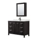 A thumbnail of the Wyndham Collection WCV252548S-QTZ-UNSMED Dark Espresso / Giotto Quartz Top / Matte Black Hardware