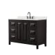 A thumbnail of the Wyndham Collection WCV252548S-QTZ-US3MXX Dark Espresso / Giotto Quartz Top / Matte Black Hardware