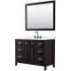 A thumbnail of the Wyndham Collection WCV252548S-QTZ-US3M46 Dark Espresso / White Quartz Top / Matte Black Hardware