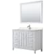 A thumbnail of the Wyndham Collection WCV252548S-VCA-M46 White / Carrara Cultured Marble Top / Polished Chrome Hardware