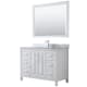 A thumbnail of the Wyndham Collection WCV252548SUNSM46 White / White Carrara Marble Top / Polished Chrome Hardware