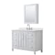 A thumbnail of the Wyndham Collection WCV252548S-QTZ-US3MED White / Giotto Quartz Top / Polished Chrome Hardware