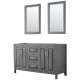 A thumbnail of the Wyndham Collection WCV252560DCXSXXM24 Dark Gray / Polished Chrome Hardware