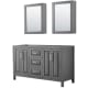 A thumbnail of the Wyndham Collection WCV252560DCXSXXMED Dark Gray / Polished Chrome Hardware