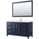 A thumbnail of the Wyndham Collection WCV252560S-VCA-M58 Dark Blue / Carrara Cultured Marble Top / Brushed Gold Hardware