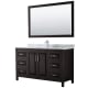 A thumbnail of the Wyndham Collection WCV252560SUNSM58 Dark Espresso / White Carrara Marble Top / Polished Chrome Hardware