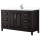 A thumbnail of the Wyndham Collection WCV252560S-VCA-MXX Dark Espresso / White Cultured Marble Top / Polished Chrome Hardware