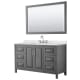 A thumbnail of the Wyndham Collection WCV252560S-QTZ-US3M58 Dark Gray / Giotto Quartz Top / Polished Chrome Hardware