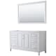 A thumbnail of the Wyndham Collection WCV252560SCXSXXM58 White / Polished Chrome Hardware