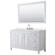 A thumbnail of the Wyndham Collection WCV252560S-QTZ-US3M58 White / White Quartz Top / Polished Chrome Hardware