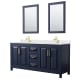 A thumbnail of the Wyndham Collection WCV252572D-QTZ-UNSM24 Dark Blue / Giotto Quartz Top / Brushed Gold Hardware