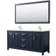 A thumbnail of the Wyndham Collection WCV252572D-VCA-M70 Dark Blue / White Cultured Marble Top / Brushed Gold Hardware