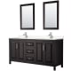 A thumbnail of the Wyndham Collection WCV252572D-VCA-M24 Dark Espresso / Carrara Cultured Marble Top / Polished Chrome Hardware