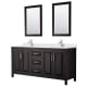 A thumbnail of the Wyndham Collection WCV252572D-QTZ-UNSM24 Dark Espresso / Giotto Quartz Top / Polished Chrome Hardware