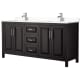 A thumbnail of the Wyndham Collection WCV252572D-VCA-MXX Dark Espresso / White Cultured Marble Top / Polished Chrome Hardware