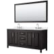 A thumbnail of the Wyndham Collection WCV252572D-QTZ-US3M70 Dark Espresso / White Quartz Top / Polished Chrome Hardware