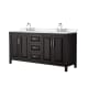 A thumbnail of the Wyndham Collection WCV252572D-QTZ-US3MXX Dark Espresso / White Quartz Top / Polished Chrome Hardware