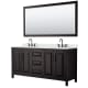 A thumbnail of the Wyndham Collection WCV252572D-QTZ-US3M70 Dark Espresso / Giotto Quartz Top / Matte Black Hardware