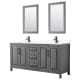 A thumbnail of the Wyndham Collection WCV252572D-VCA-M24 Dark Gray / White Cultured Marble Top / Matte Black Hardware