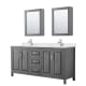 A thumbnail of the Wyndham Collection WCV252572D-QTZ-UNSMED Dark Gray / Giotto Quartz Top / Polished Chrome Hardware