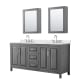 A thumbnail of the Wyndham Collection WCV252572D-QTZ-US3MED Dark Gray / Giotto Quartz Top / Polished Chrome Hardware