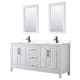 A thumbnail of the Wyndham Collection WCV252572D-VCA-M24 White / White Cultured Marble Top / Matte Black Hardware