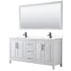 A thumbnail of the Wyndham Collection WCV252572D-VCA-M70 White / White Cultured Marble Top / Matte Black Hardware