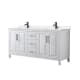 A thumbnail of the Wyndham Collection WCV252572D-QTZ-UNSMXX White / White Quartz Top / Matte Black Hardware